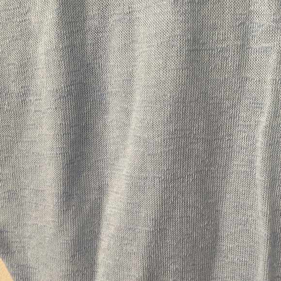 Elegant Light Blue Floral Blouse - Picture 5 of 5